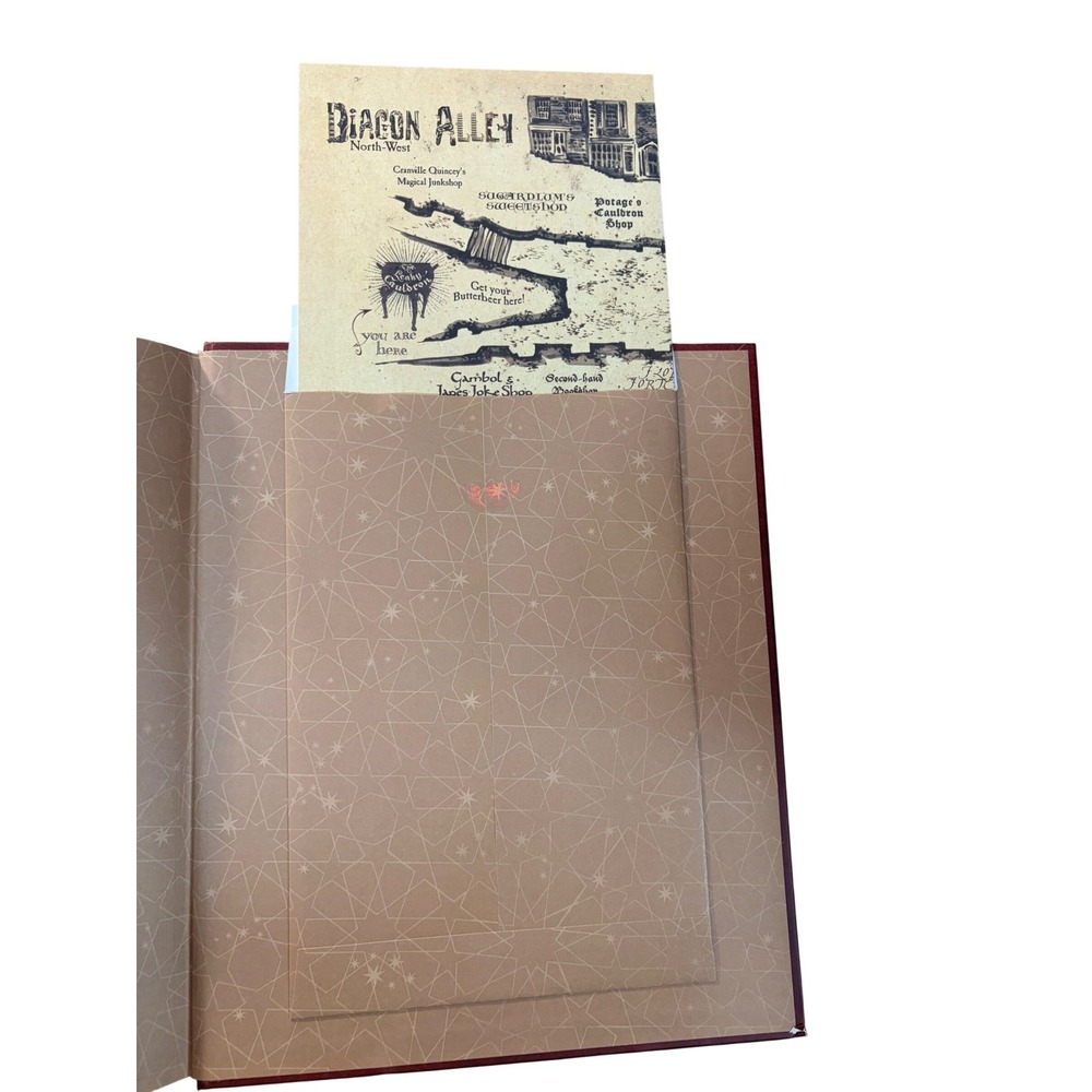 Harry Potter Magical Places from Films 2015 Hardcover Book with Diagon Alley Map - Picture 5 of 9